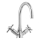 Aqualine - Mitigeur de lavabo XENIA RETRO 22,2 cm, chrome brillant