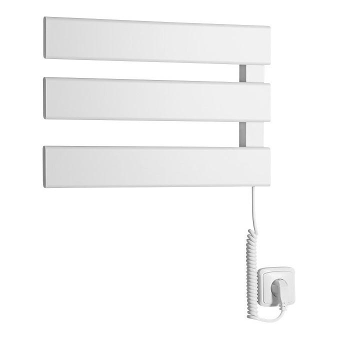 Aqualine - Portasciugamani elettrico ELVIS 50W/230V 34,2 cm bianco destra