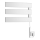 Aqualine - Portasciugamani elettrico ELVIS 50W/230V 34,2 cm bianco destra
