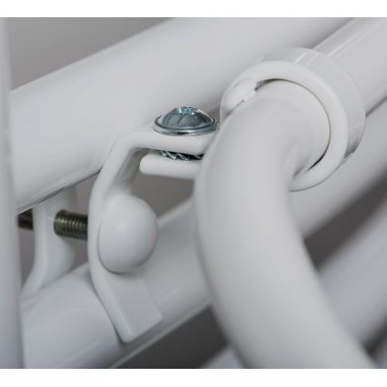 Aqualine - Portasciugamani per elemento riscaldante 60 cm bianco