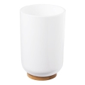 Aqualine - Porte-brosse à dents SNOW blanc/bambou
