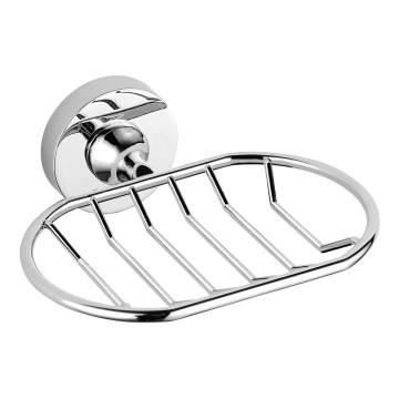 Aqualine - Porte-savon mural en fil de fer SAMBA chrome brillant