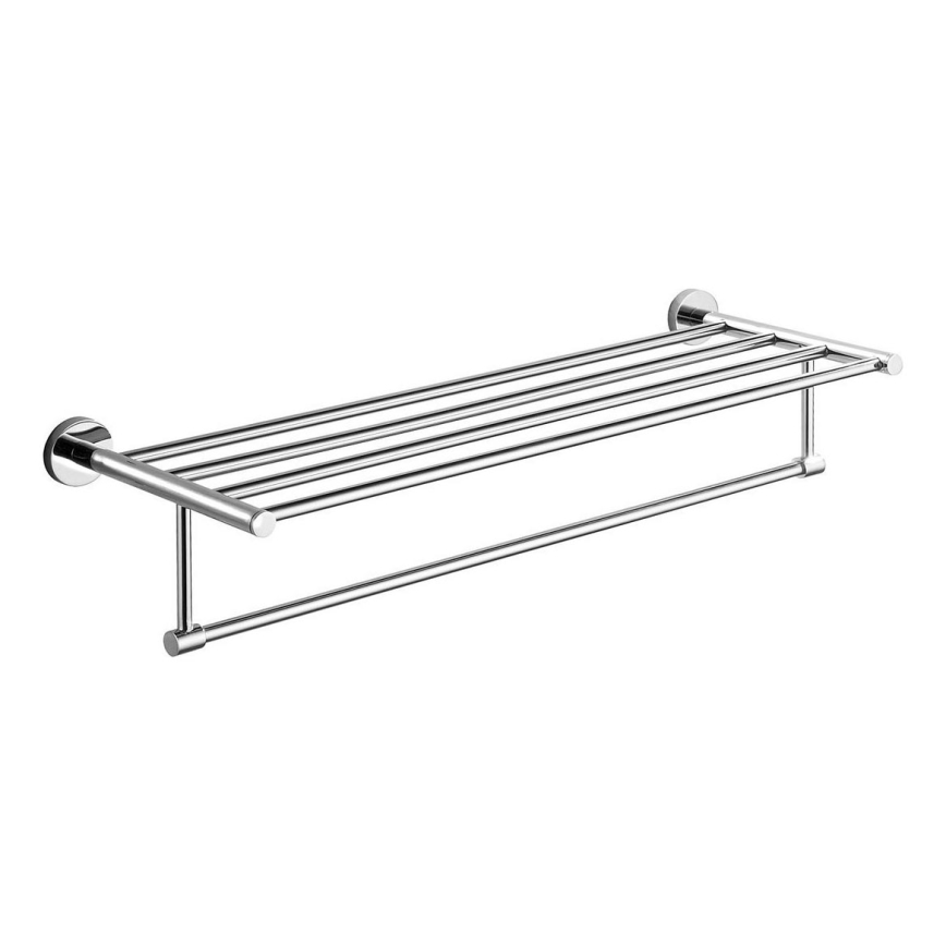 Aqualine - Porte-serviettes mural SAMBA 21x62,5 cm chrome brillant
