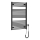 Aqualine - Radiateur électrique de salle de bains DIRECT-E 400W/230V 96 cm noir mat droit