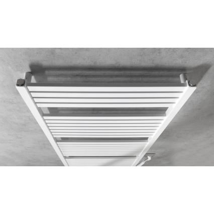 Aqualine - Radiateur électrique de salle de bains TONDI-E 600W/230V 133 cm blanc droit