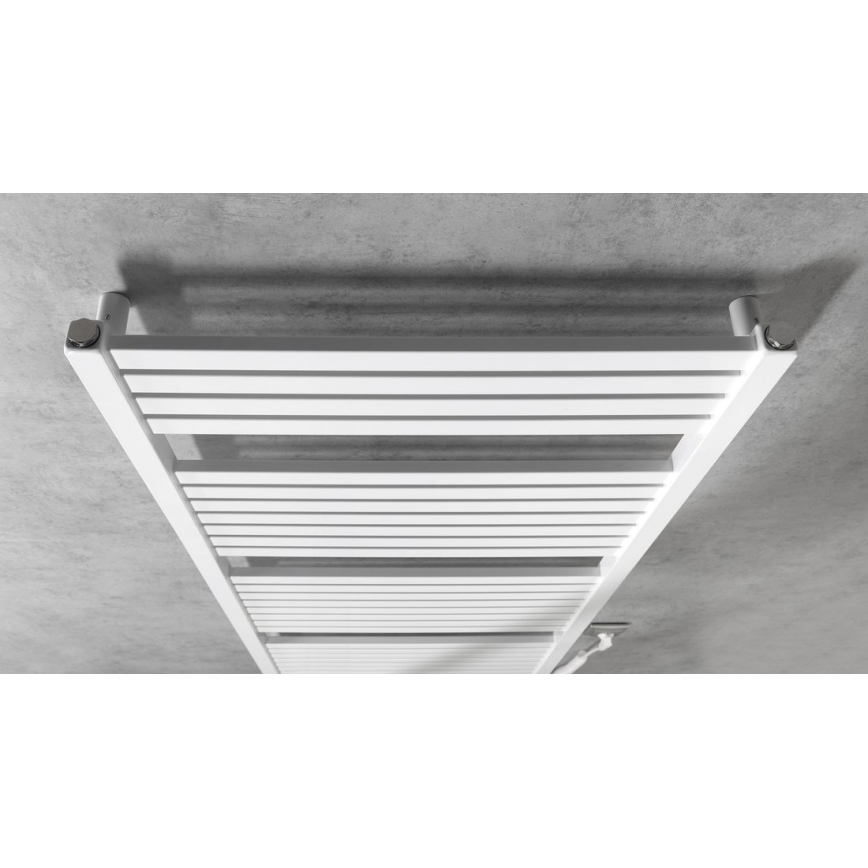 Aqualine - Radiateur électrique de salle de bains TONDI-E 600W/230V 133 cm blanc droit