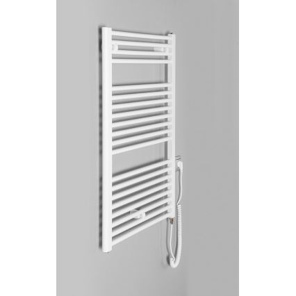 Aqualine - Radiatore elettrico da bagnoDIRECT-E 400W/230V 96 cm bianco dritto