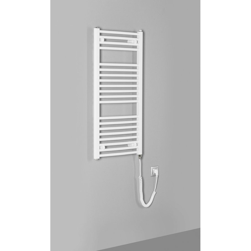 Aqualine - Radiatore elettrico da bagno ORBIT-E 300W/230V 96 cm bianco arrotondato
