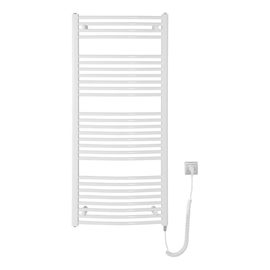 Aqualine - Radiatore elettrico da bagno ORBIT-E 600W/230V 132 cm bianco arrotondato