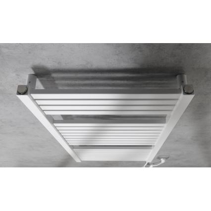 Aqualine - Radiatore elettrico da bagno TONDI-E 300W/230V 97 cm bianco dritto