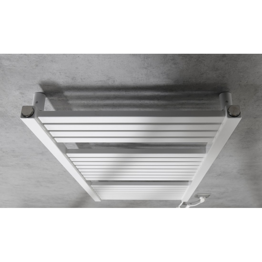 Aqualine - Radiatore elettrico da bagno TONDI-E 300W/230V 97 cm bianco dritto