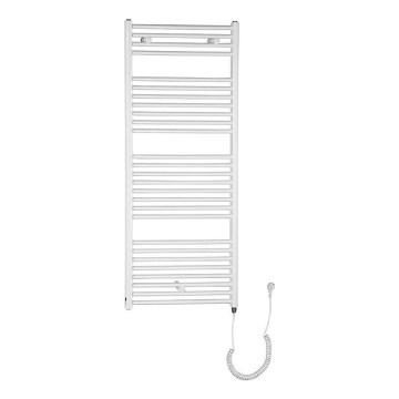 Aqualine - Radiatore elettrico da bagnoDIRECT-E 600W/230V 132 cm bianco dritto