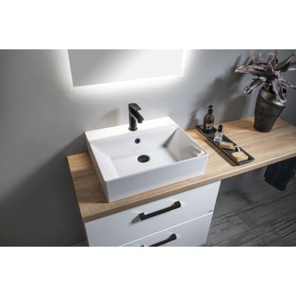 Aqualine - Robinet de lavabo LOTTA mat noir