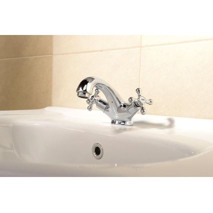 Aqualine - Robinet de lavabo VICTORIA chrome brillant