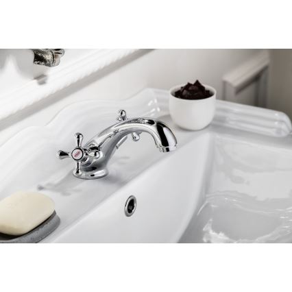 Aqualine - Robinet de lavabo VICTORIA chrome brillant