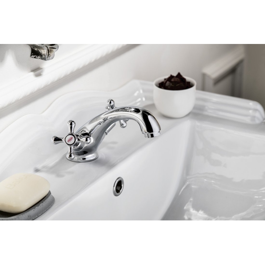 Aqualine - Robinet de lavabo VICTORIA chrome brillant
