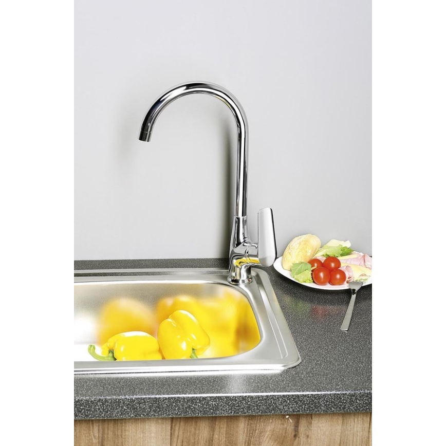 Aqualine - Robinet d'évier LOTTA chrome brillant