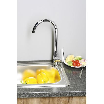 Aqualine - Rubinetto per lavello LOTTA cromo lucido