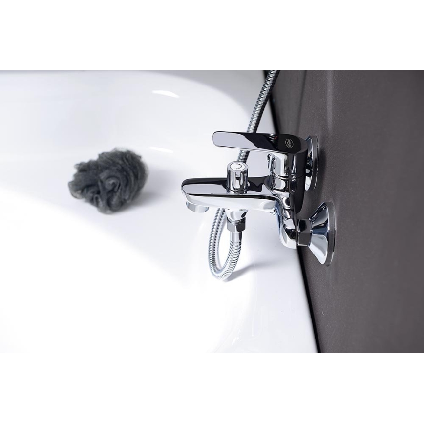 Aqualine - Rubinetto vasca da bagno LOTTA cromo lucido