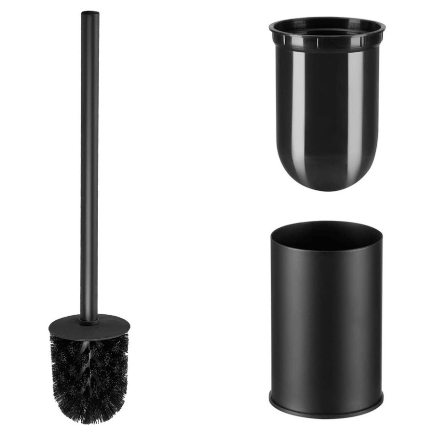 Aqualine - Scopino a parete SAMBA nero