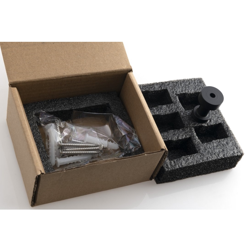 Aqualine - SET 5x Gancio a muro SAMBA opaco nero