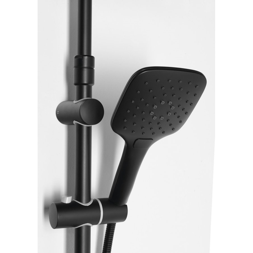 Aqualine - Set da doccia KERA opaco nero