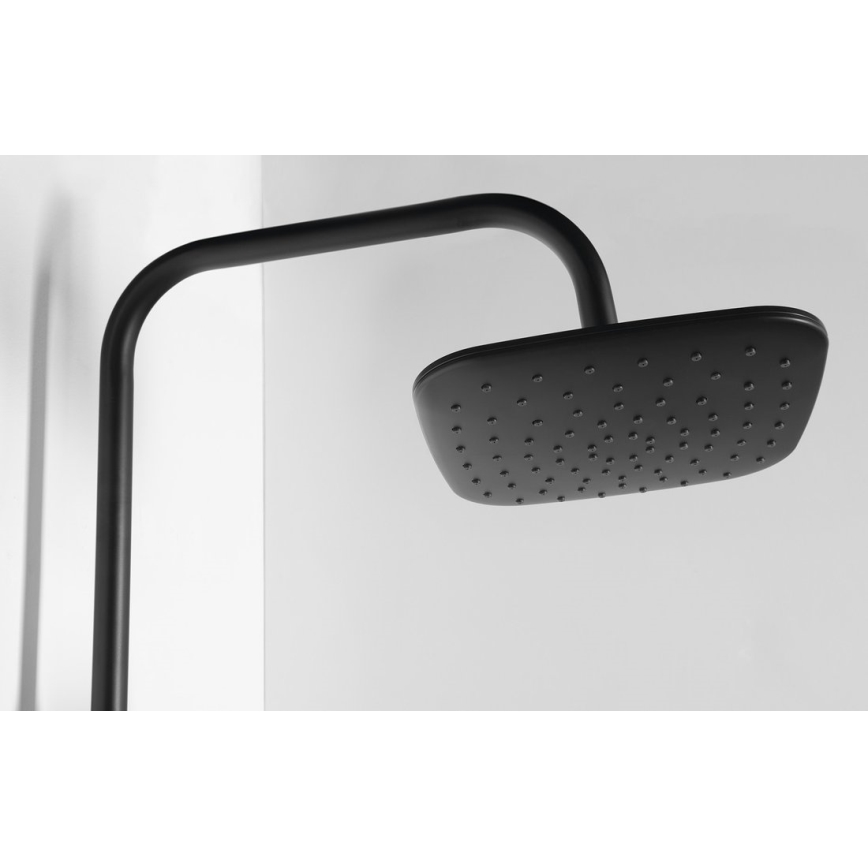 Aqualine - Set da doccia KERA opaco nero