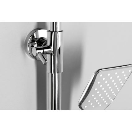 Aqualine - Set doccia con rubinetto FACTOR cromo lucido