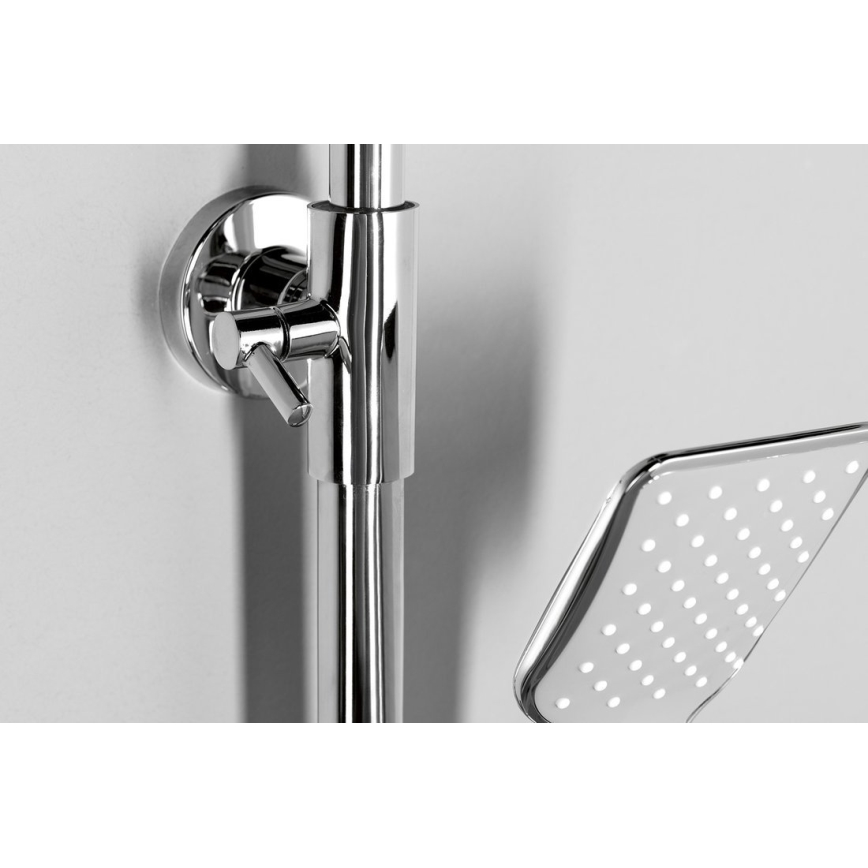 Aqualine - Set doccia con rubinetto FACTOR cromo lucido