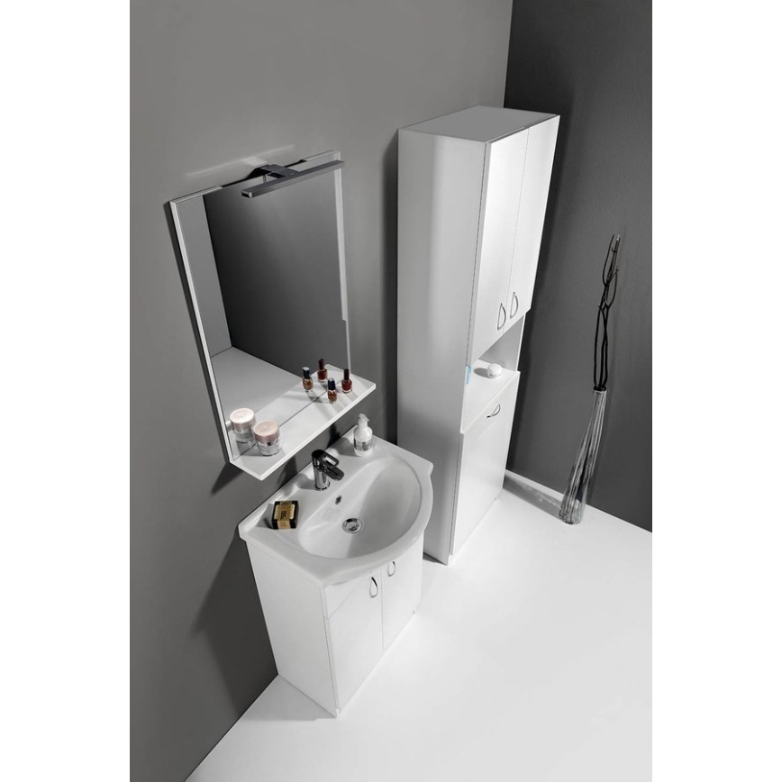 Aqualine - Specchio BETA 50x70 cm bianco