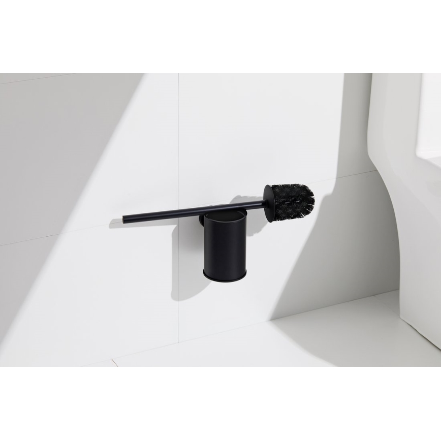 Aqualine - Toilettenbürste wandmontiert SAMBA schwarz