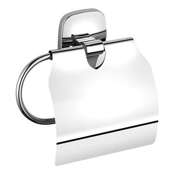 Aqualine - Toilettenpapierhalter mit Abdeckung RUMBA glänzendes Chrom