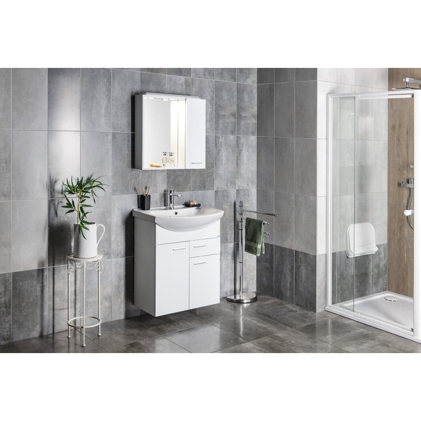 Aqualine - Vasque encastrée ZERO 65 x 46 cm céramique / blanc