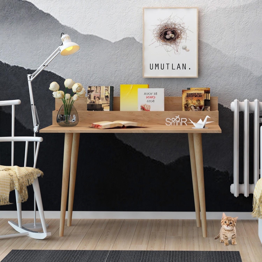 Arbeitstisch RAMMI 94x100 cm braun
