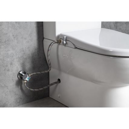 Arco - Robinet d'angle combiné ARCO, chrome brillant