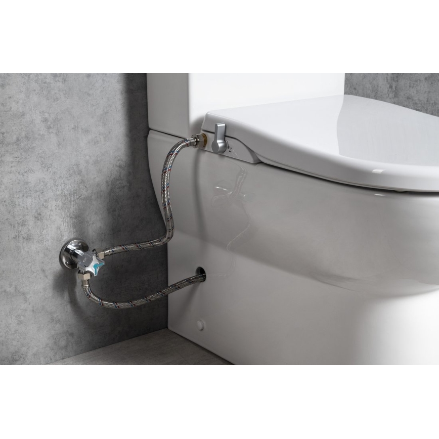 Arco - Robinet d'angle combiné ARCO, chrome brillant