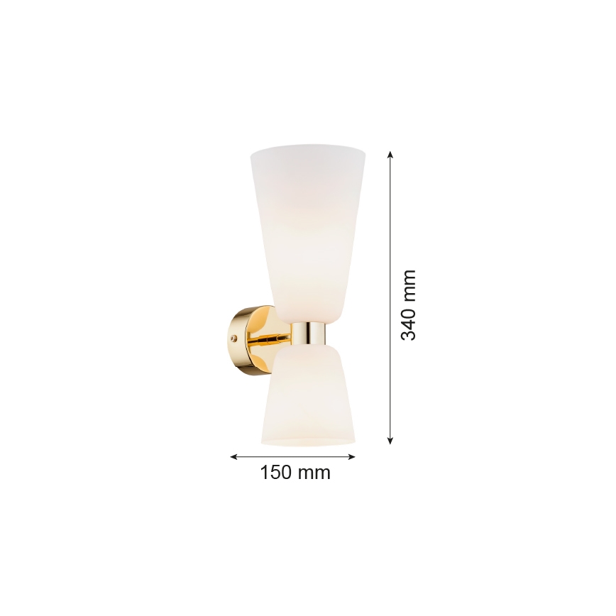 Argon 1034 - Applique murale RENO 2xE14/7W/230V