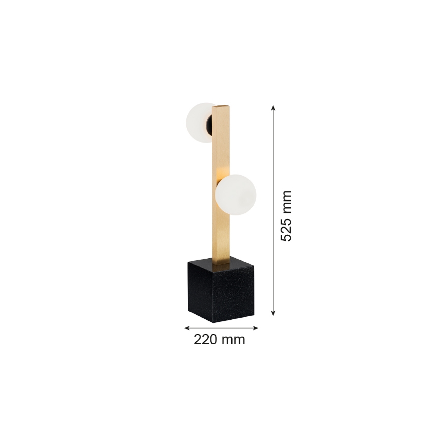 Argon 1044 - Lampada da tavolo FREEMONT 2xG9/5W/230V