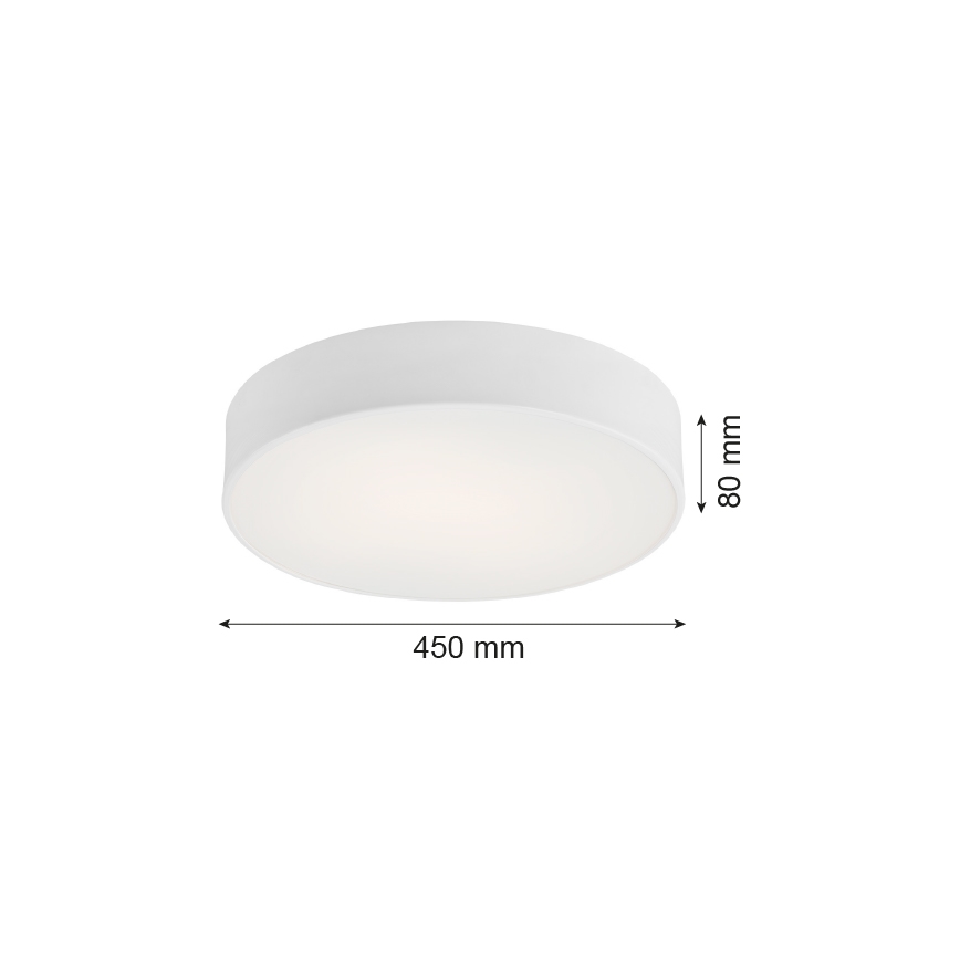 Argon 1188 - Plafonnier DARLING 3xE27/15W/230V d. 45 cm blanc