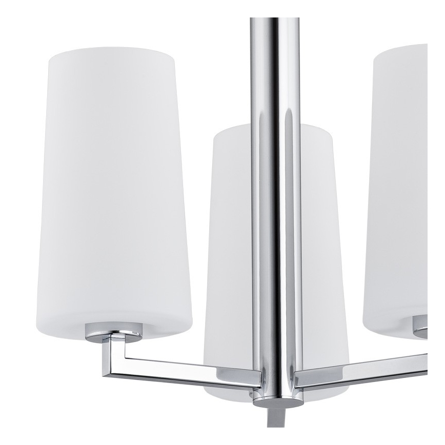 Argon 1224 - Lampadario on a pole CAMELOT 3xE27/15W/230V cromo lucido
