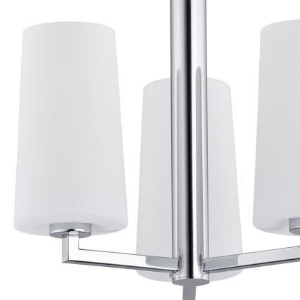 Argon 1224 - Lustre sur barre CAMELOT 3xE27/15W/230V chrome brillant