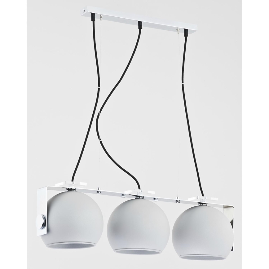 Argon 1275 - Lampada a sospensione  MALMO 3xE27/60W