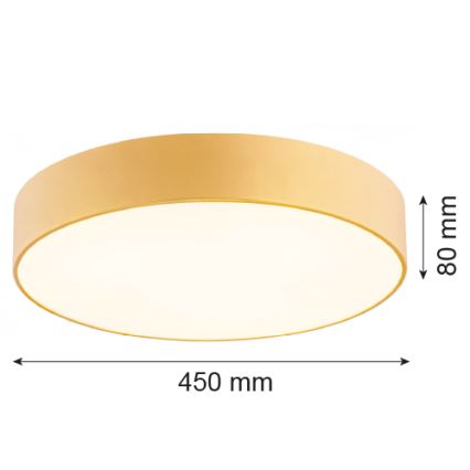 Argon 1458 - Plafoniera DARLING 3xE27/15W/230V oro