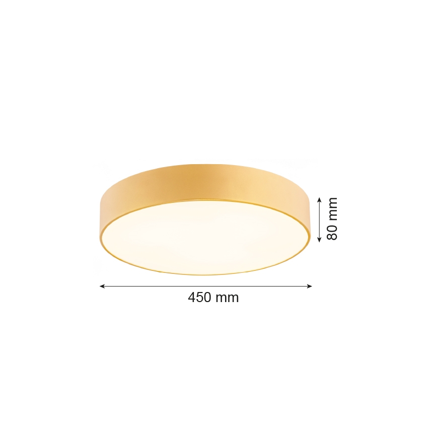 Argon 1458 - Plafoniera DARLING 3xE27/15W/230V oro