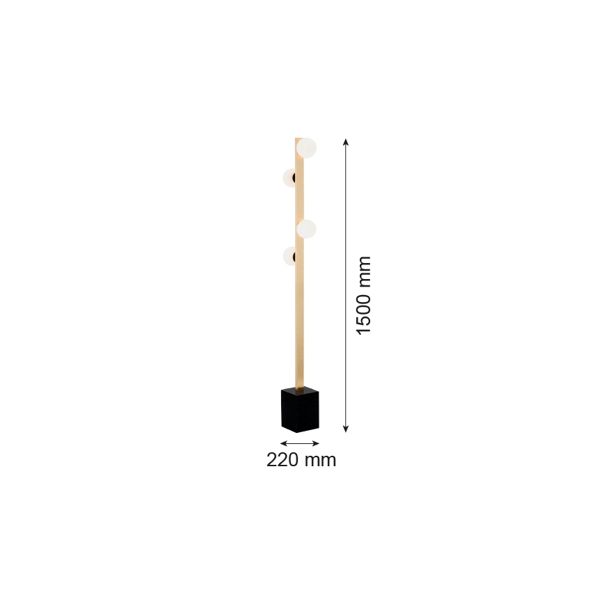 Argon 1738 - Lampadaire FREEMONT 4xG9/5W/230V