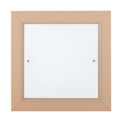 Argon 1866 - Plafoniera TABOR 4xE27/15W/230V 42x42 cm beige