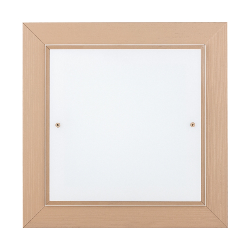 Argon 1866 - Plafonnier TABOR 4xE27/15W/230V 42x42 cm beige