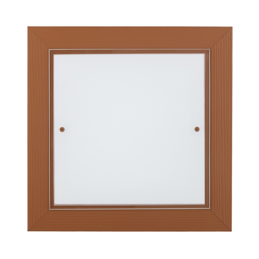 Argon 1872 - Deckenleuchte TABOR 4xE27/15W/230V 52x52 cm Terrakotta