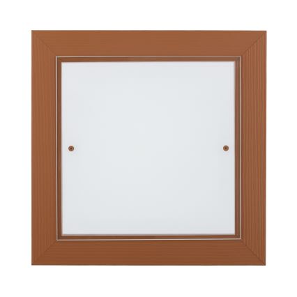 Argon 1872 - Plafoniera TABOR 4xE27/15W/230V 52x52 cm terracotta