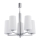 Argon 2053 - Lampadario on a pole CAMELOT 5xE27/15W/230V cromo lucido